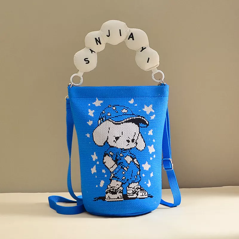 Cartoon Bucket Crossbody Bag, image 6