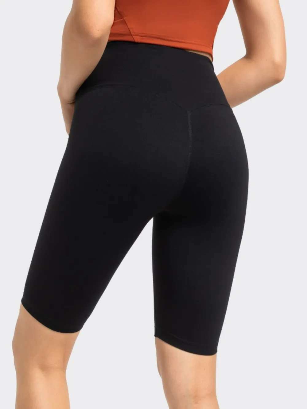 High Rise Wide Waistband Active Shorts, image 17