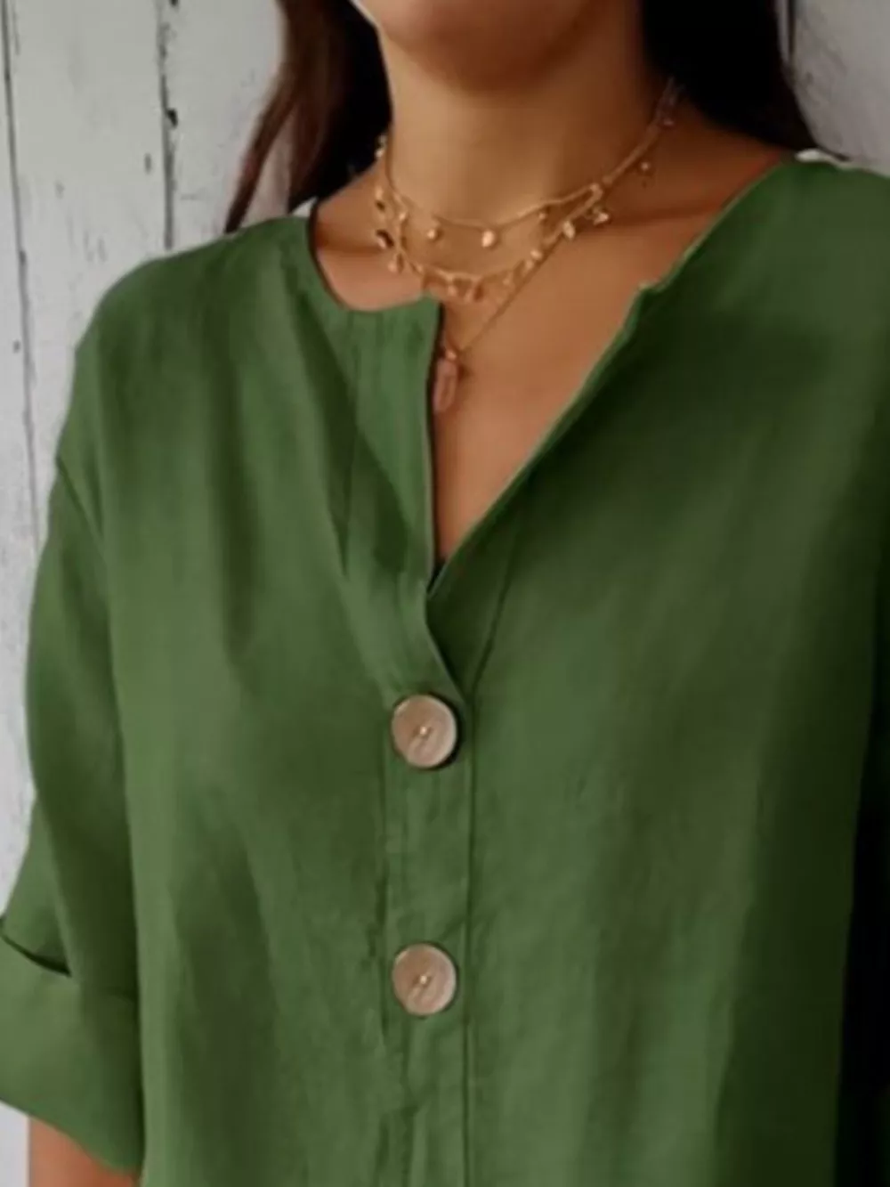 Casual Loose Button-Down Shirt, image 11