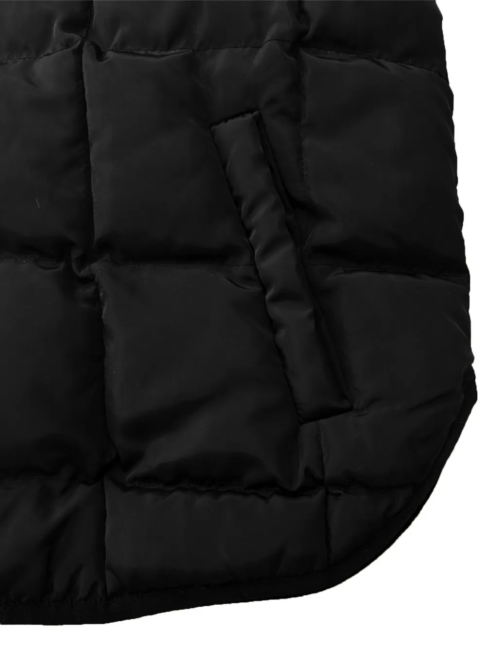 Pocketed Plaid Quilted Zip Up Winter Coat, image 16