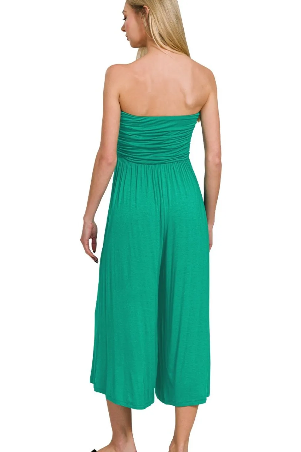 Double Layered Strapless Tube Top Jumpsuit, image 3