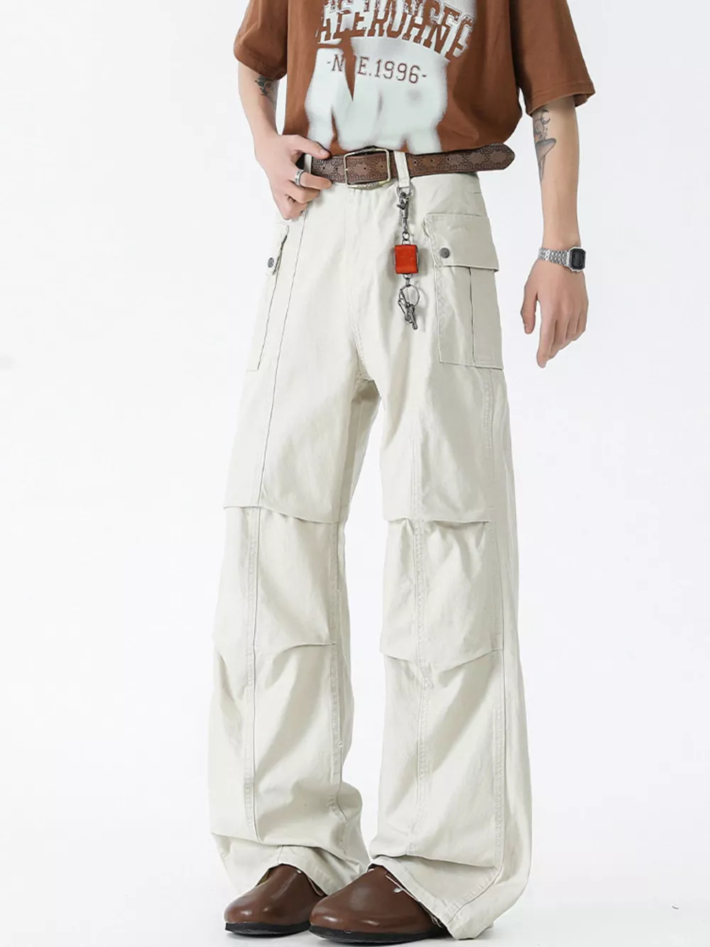 Men's Wide Leg Jeans, image 8