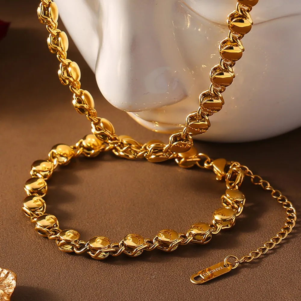 18K Gold-Plated Titanium Steel Bracelet, image 2