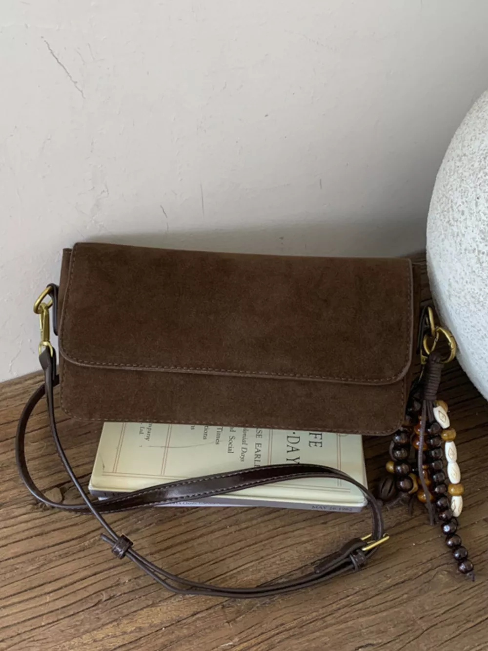 Adjustable Strap Flap Shoulder Bag, image 6
