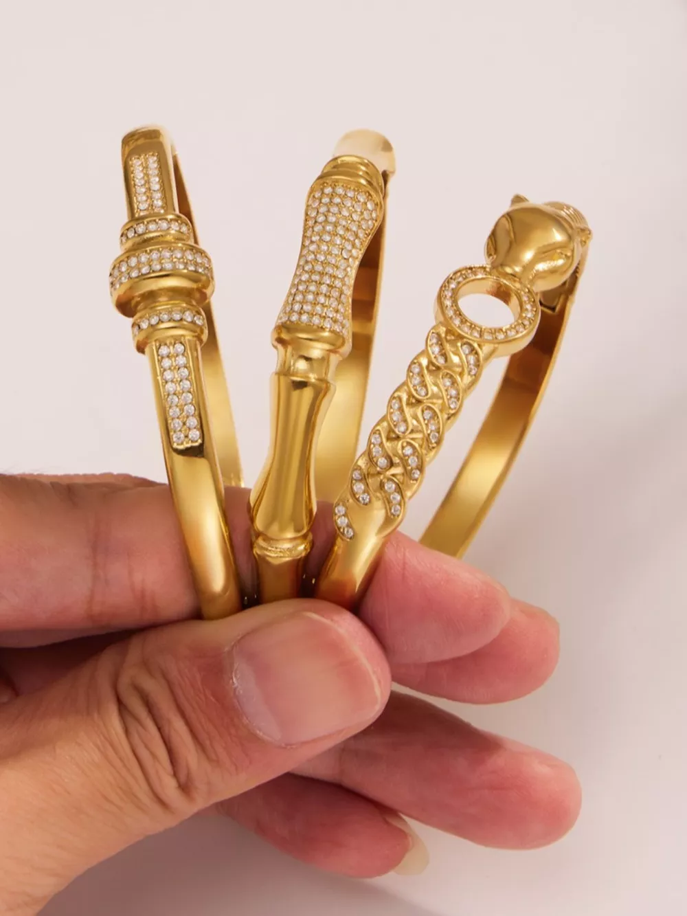18K Gold-Plated Zircon Bracelet, image 13