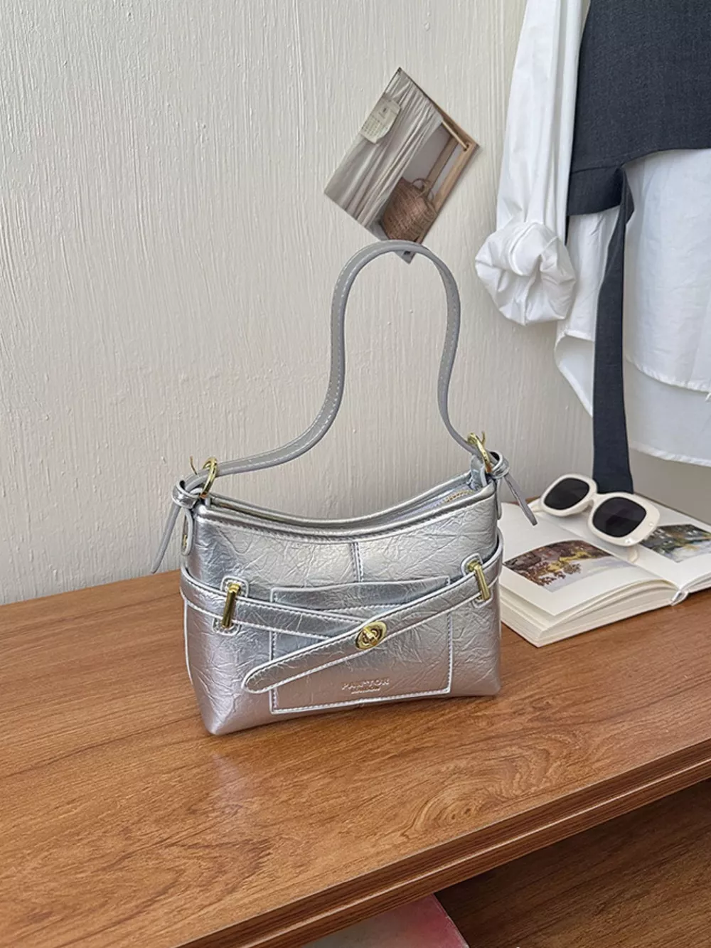 Adjustable Strap Crossbody Bag, image 3