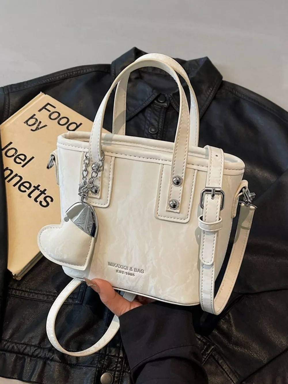 Heart Charm Crossbody Bag, image 2