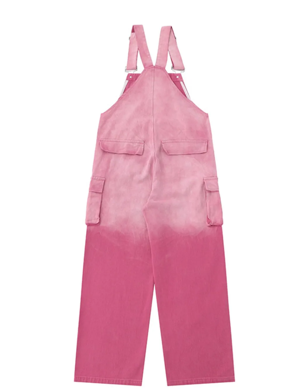 Gradient Wide Leg Overalls, image 3