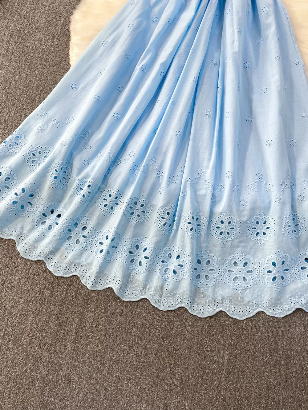 Lace Detail Sleeveless Dress, image 7