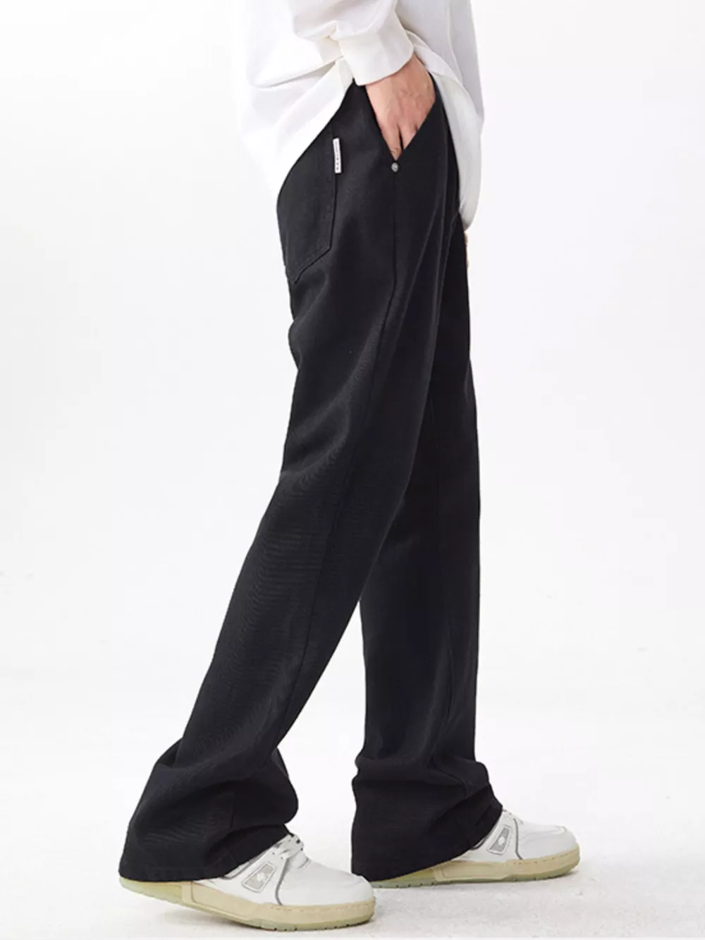 Men's Full Size Wash Wide Leg Relaxed Fit Jeans Plus Size, image 3