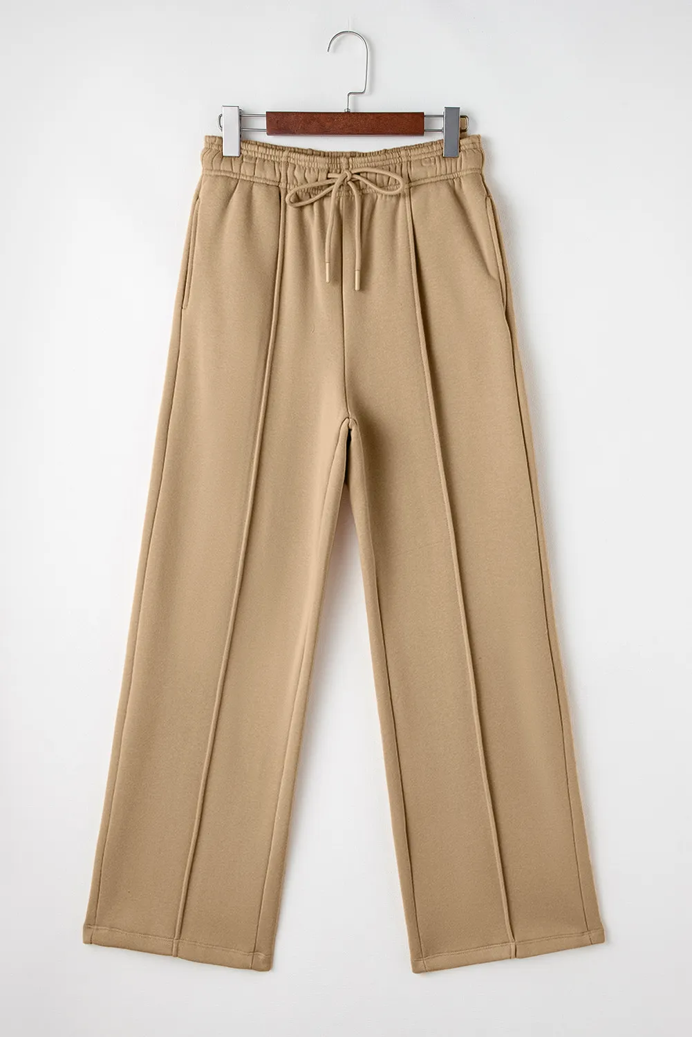 Drawstring Wide Leg Pants with Pockets, image 6