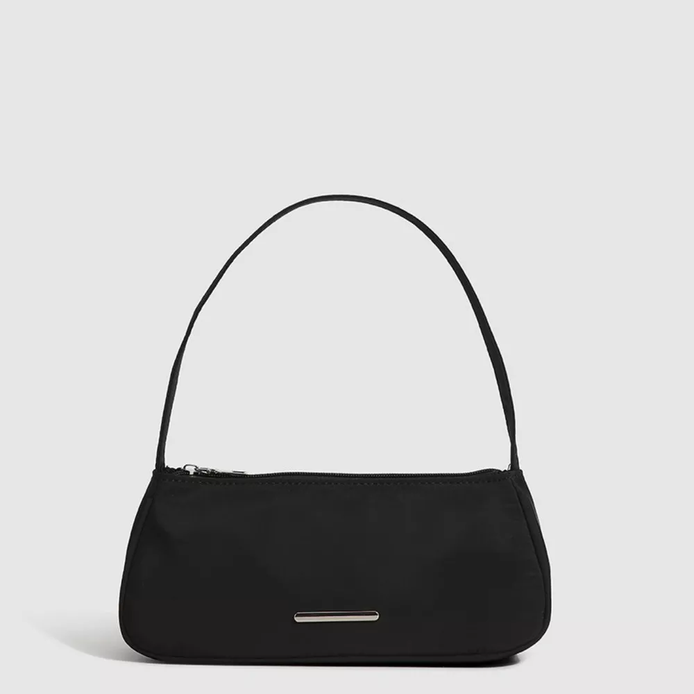 Solid Color Shoulder Bag