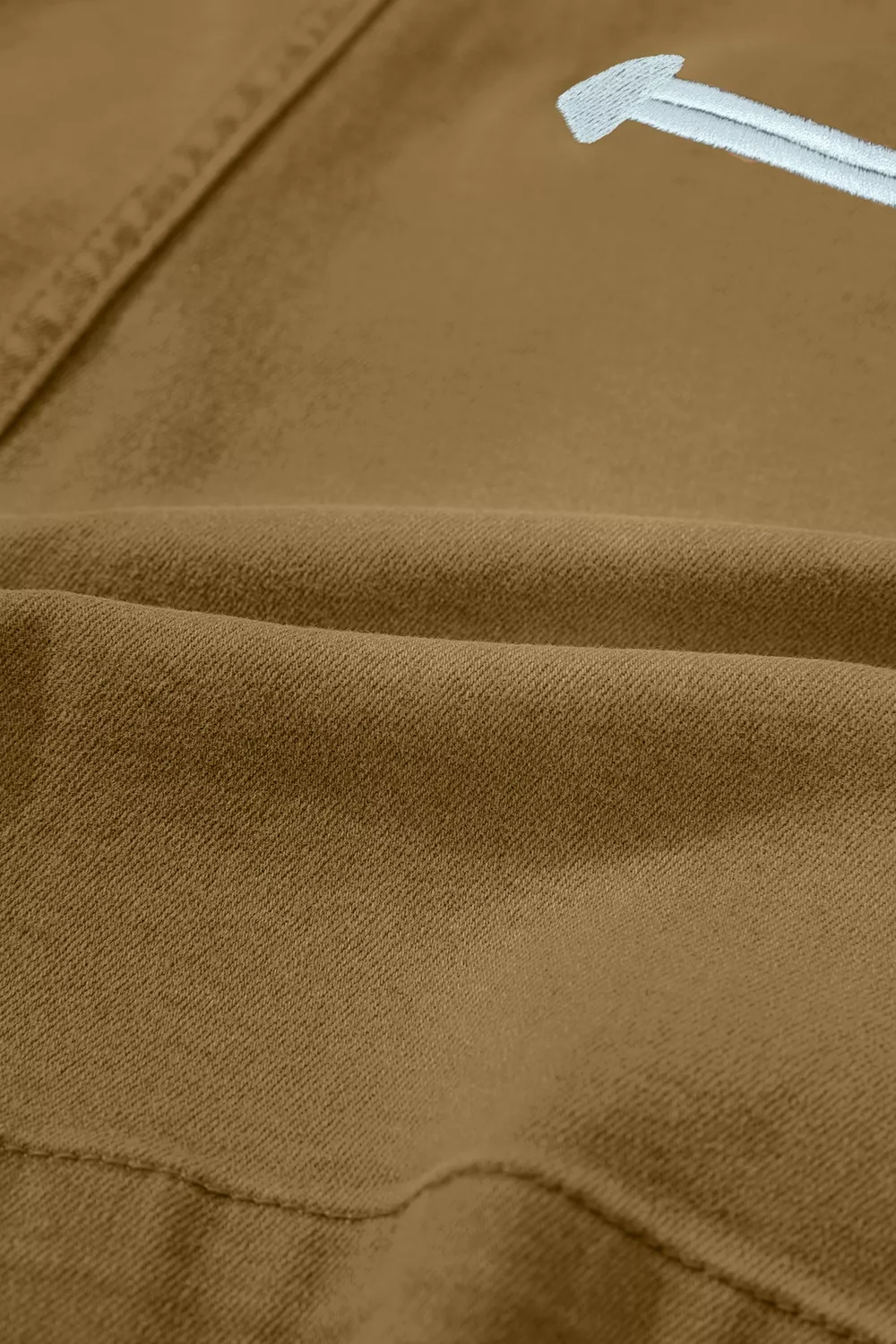 Contrast Arrow Detail Western Denim Shorts, image 10