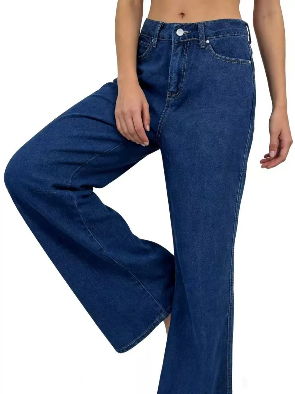 High-Waisted Wide Leg Jeans, image 2