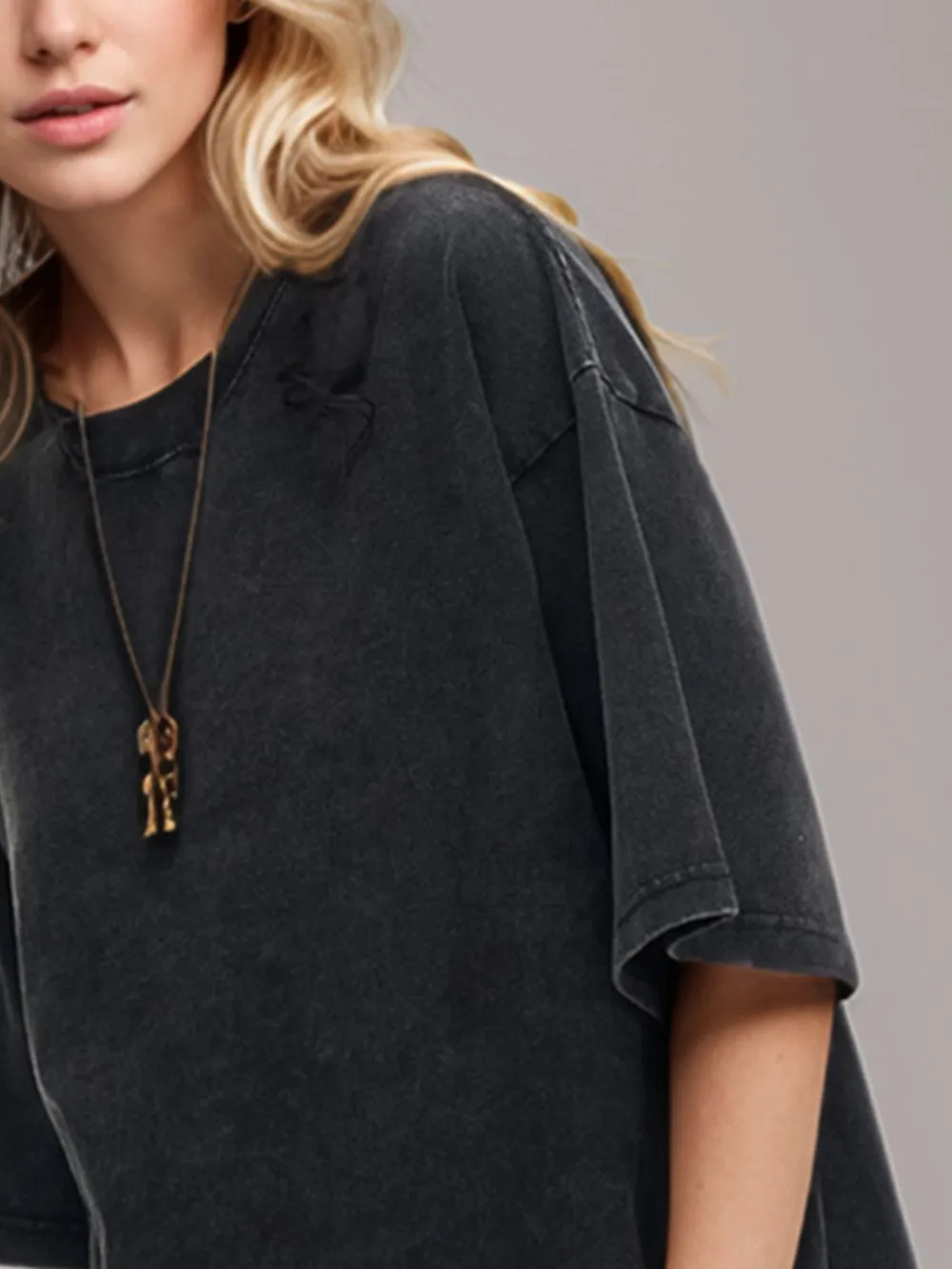 Round Neck Half Sleeve T-Shirt, image 23