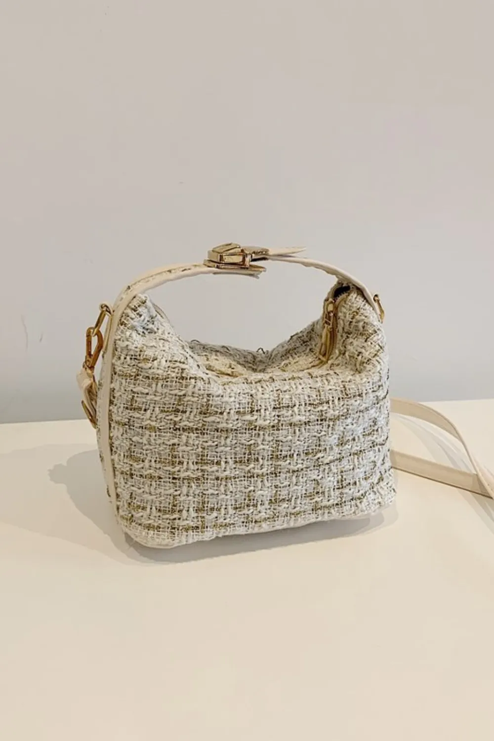 Woven Removable Strap Shoulder Bag, image 2