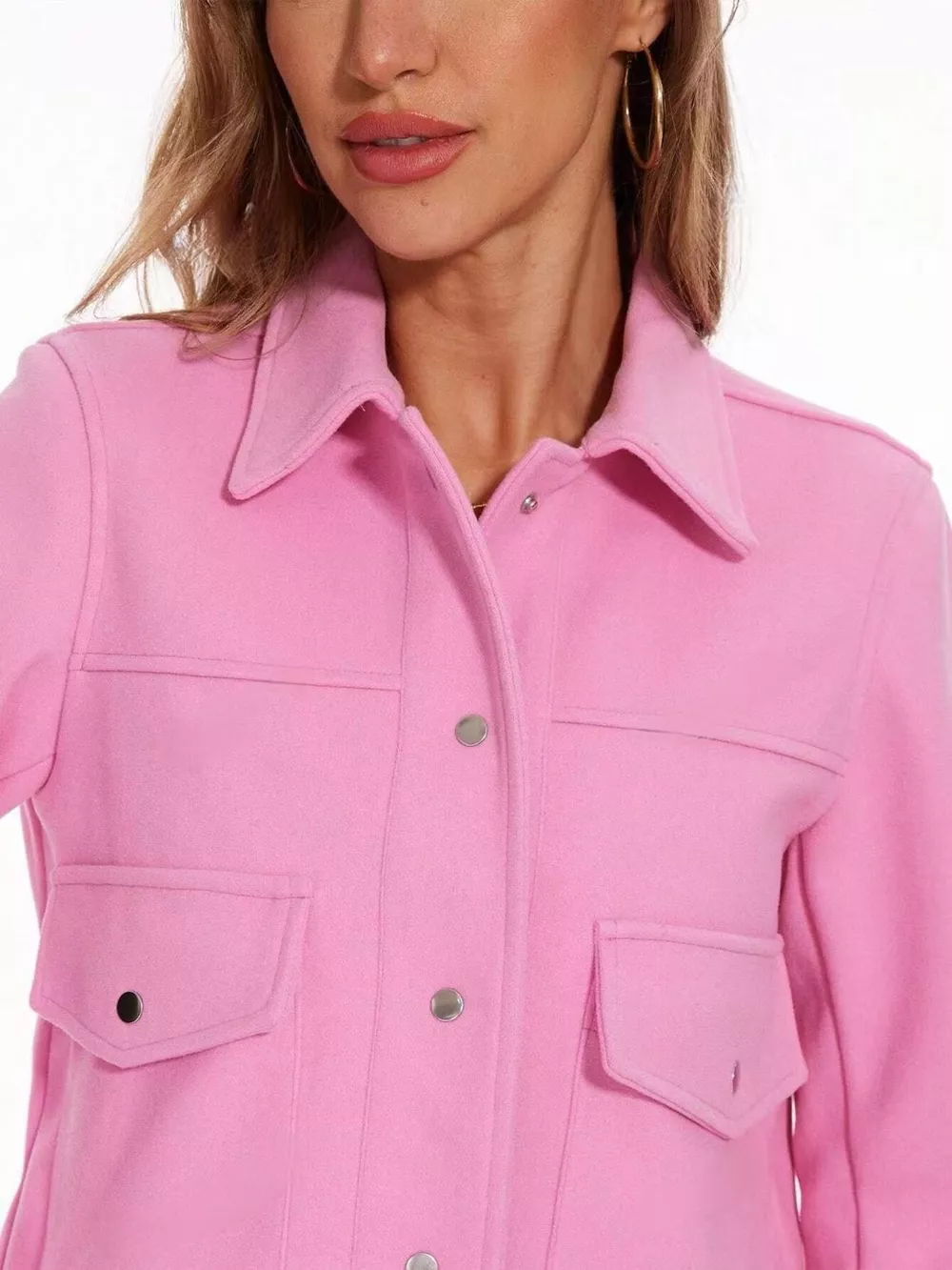 Snap Down Long Sleeve Jacket, image 11