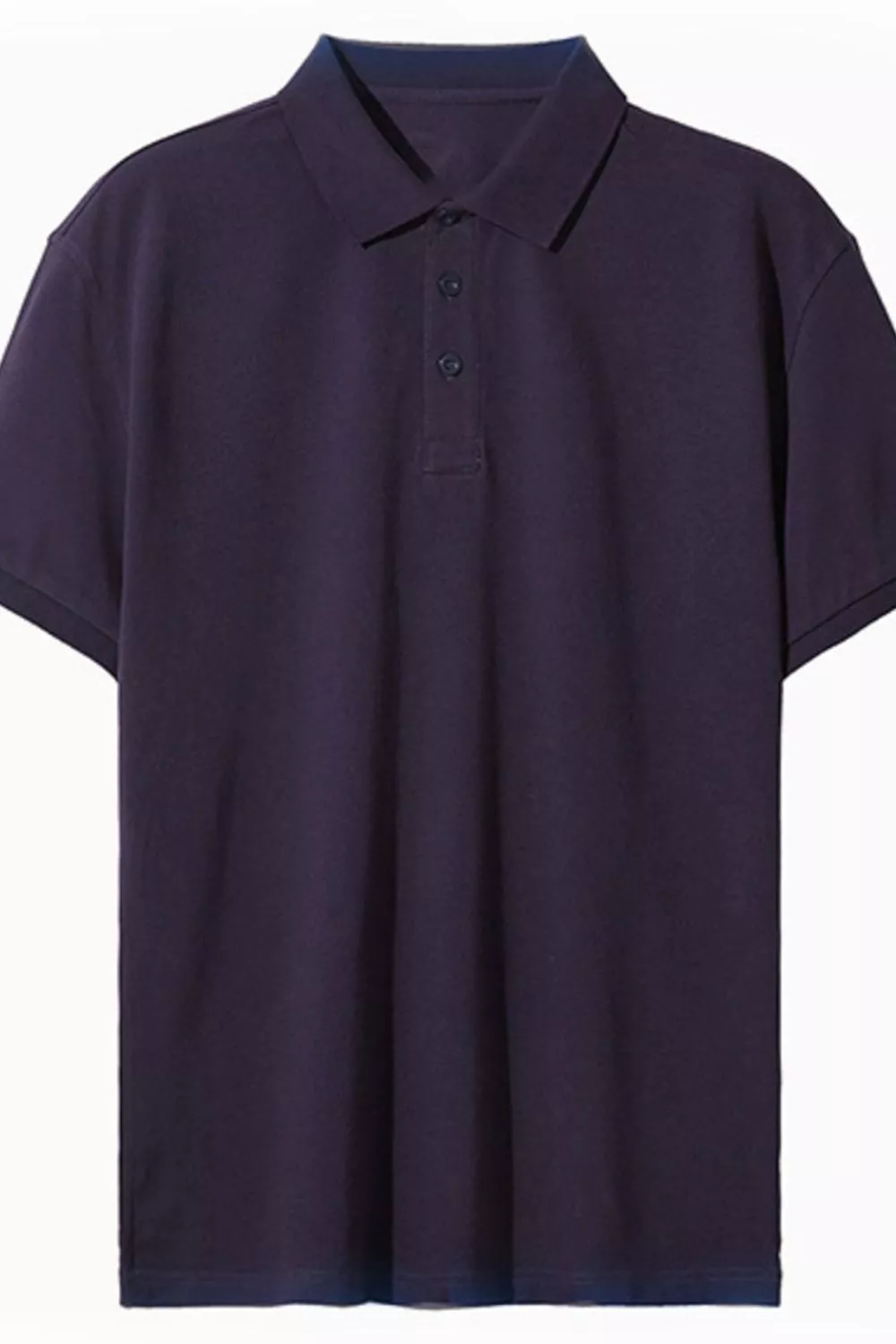 Men's Full Size Button Detail Short Sleeve Polo Plus Size, image 4