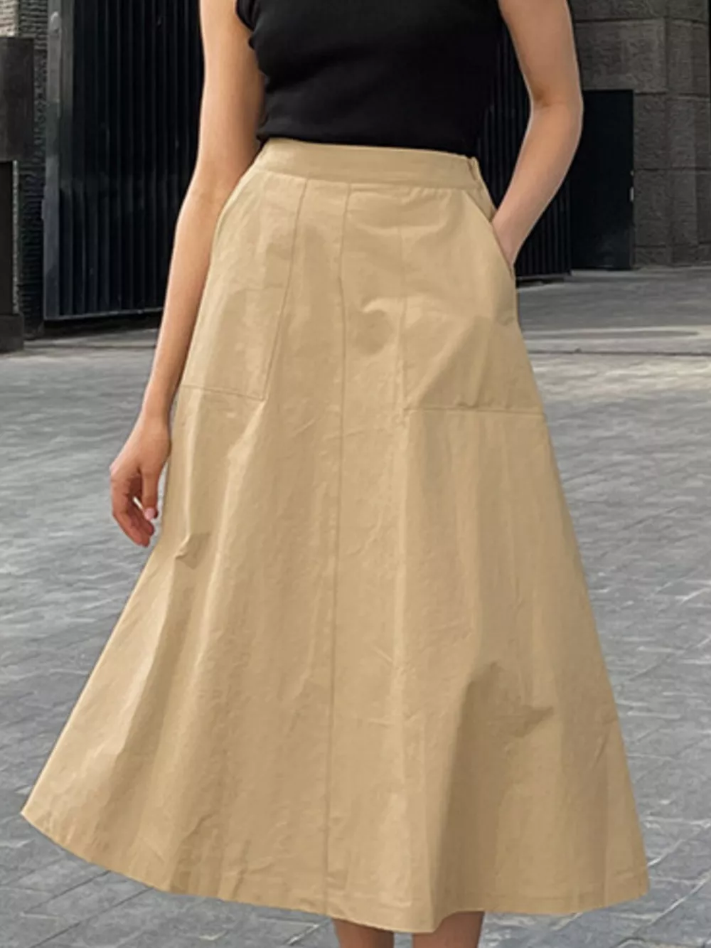 A-Line Pocket Skirt, image 2