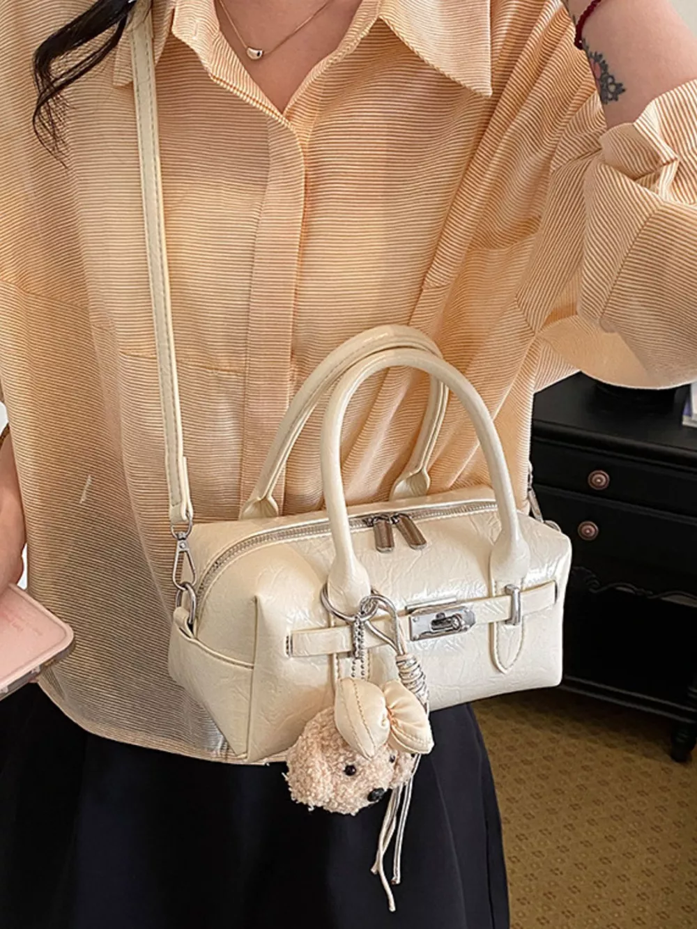 Top-Handle Shoulder Bag, image 7