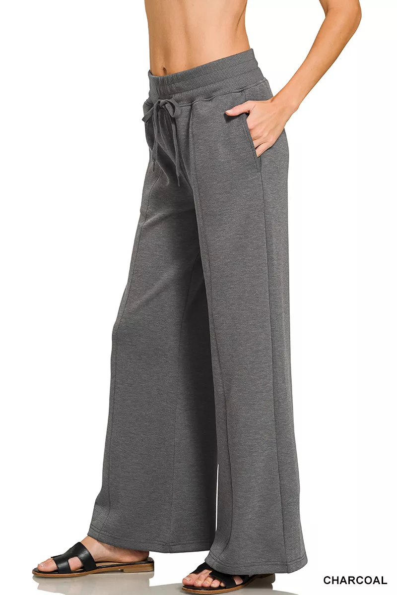Scuba Collared Short Sleeve Pullover & Center Seam Pants Set, image 4