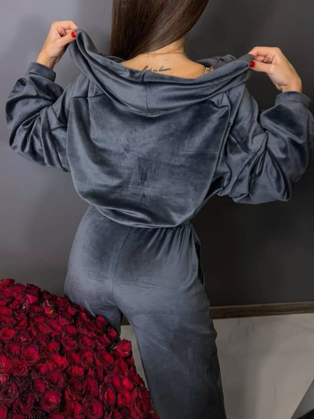 Zip Up Cropped Outerwear and Pants Set, image 12