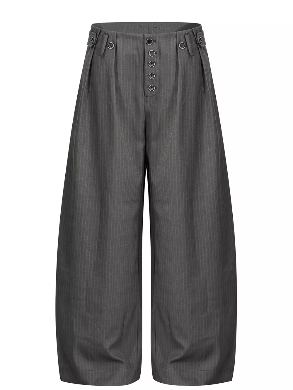 Men's Striped Wide-Leg Pants