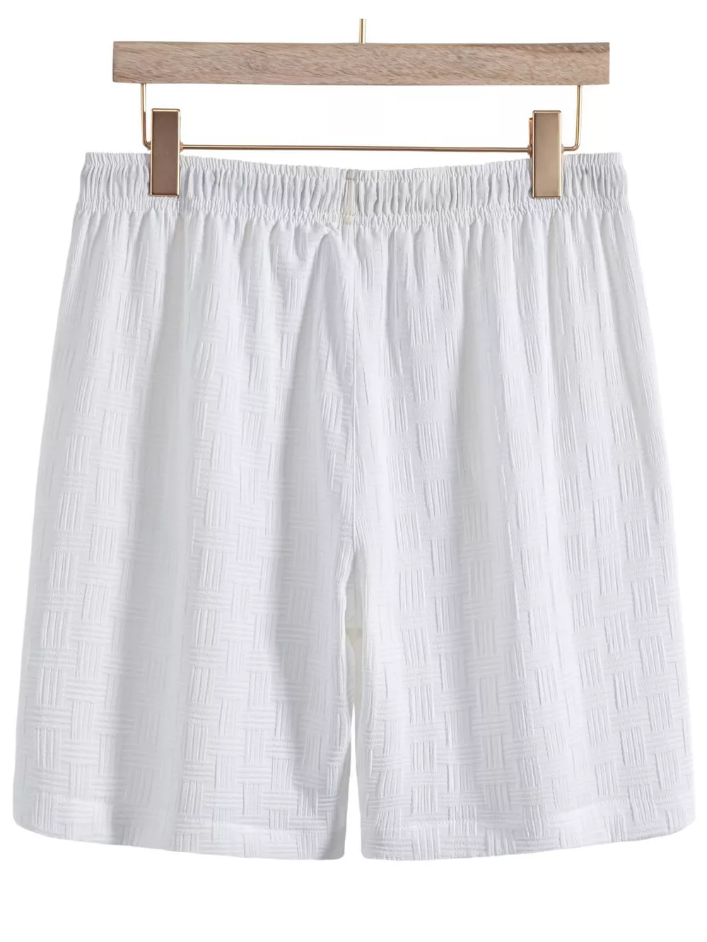 Men's Textured Drawstring Shorts, image 2