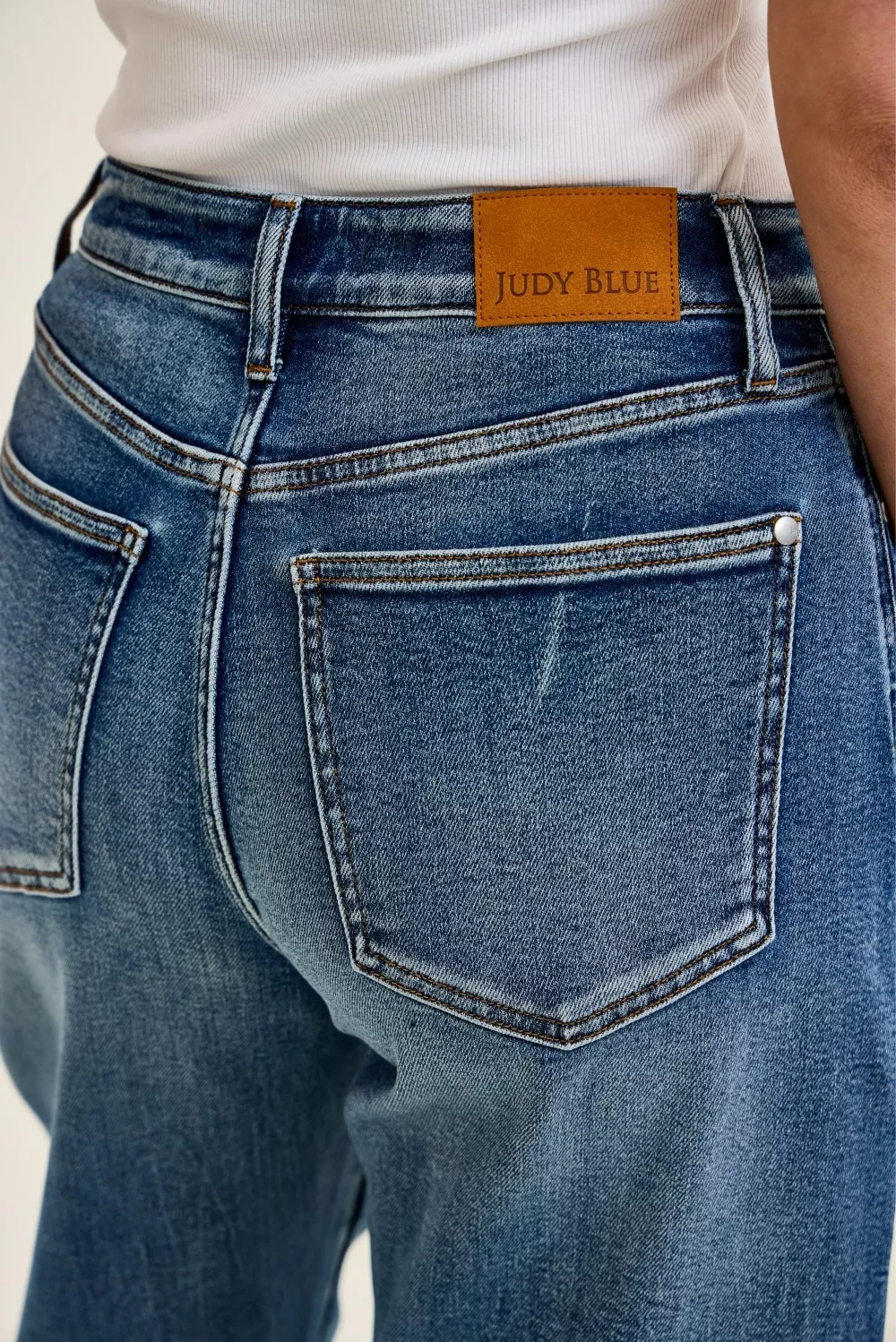 High Waist R.m. "Marlow" Arc Dk Time Weathered Indigo Jeans, image 5