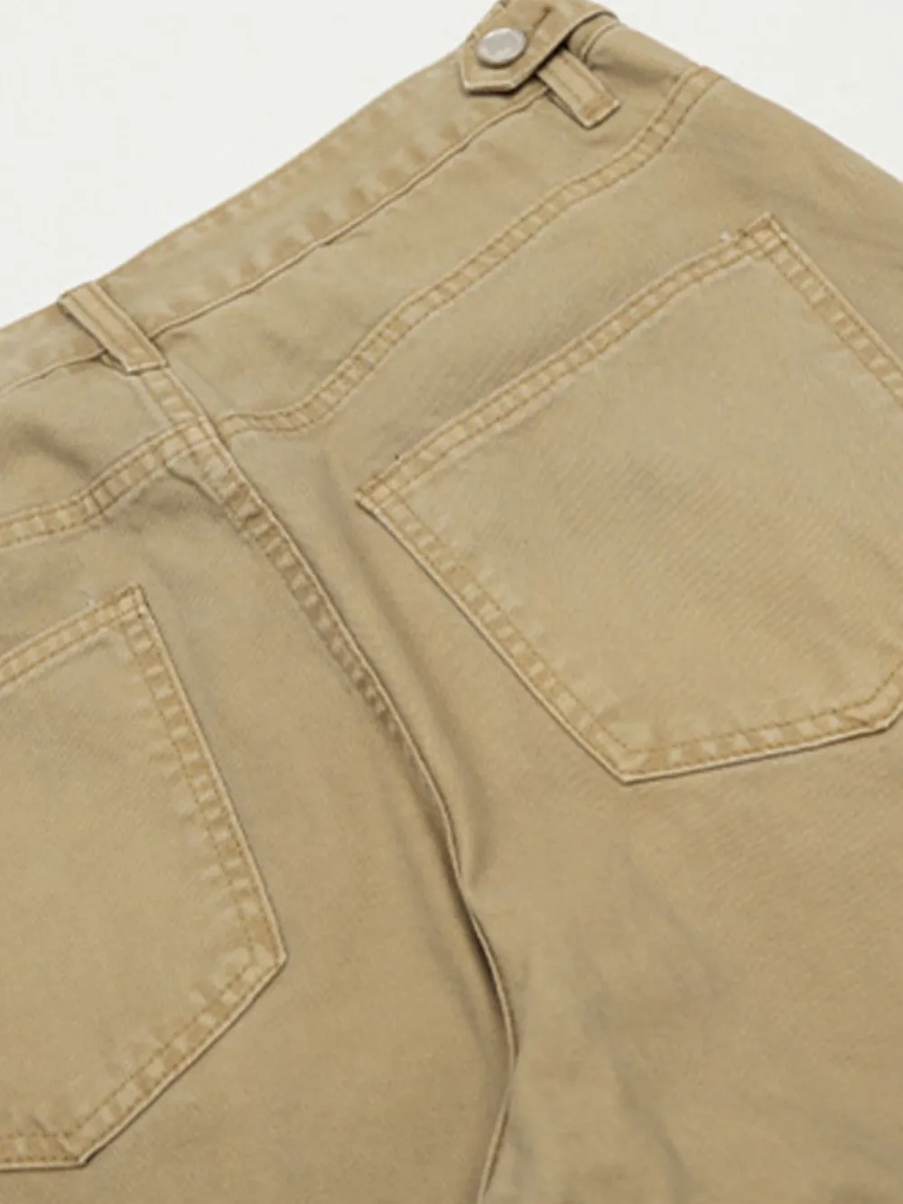 Men's Washed Wide Leg Jeans, image 6