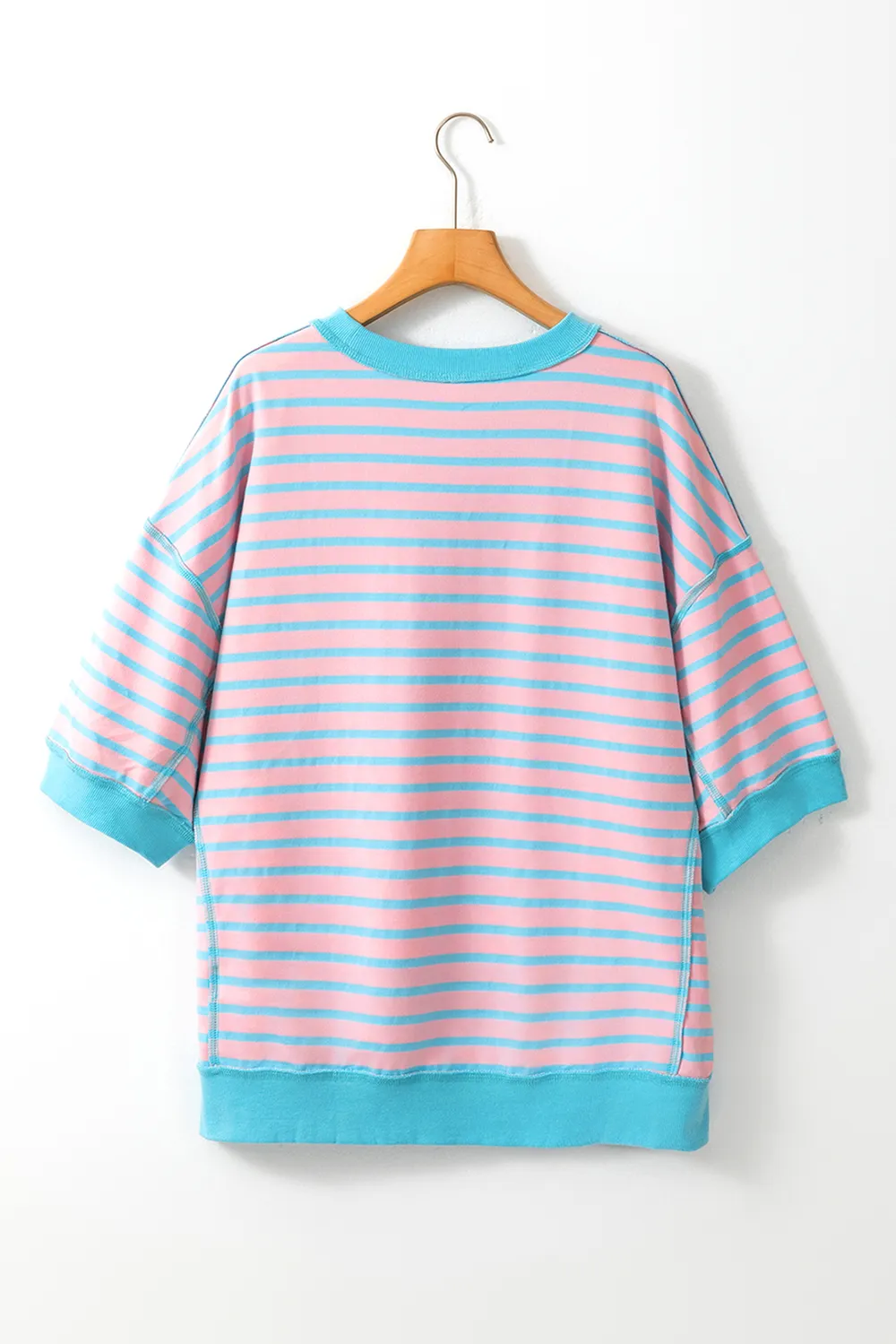 Boots Striped Round Neck Half Sleeve T-Shirt, image 4