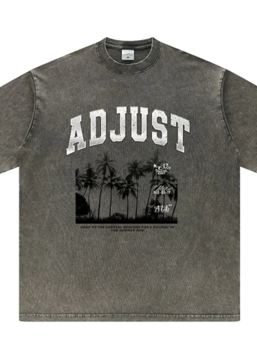 Men's Graphic Round Neck Short Sleeve T-Shirt