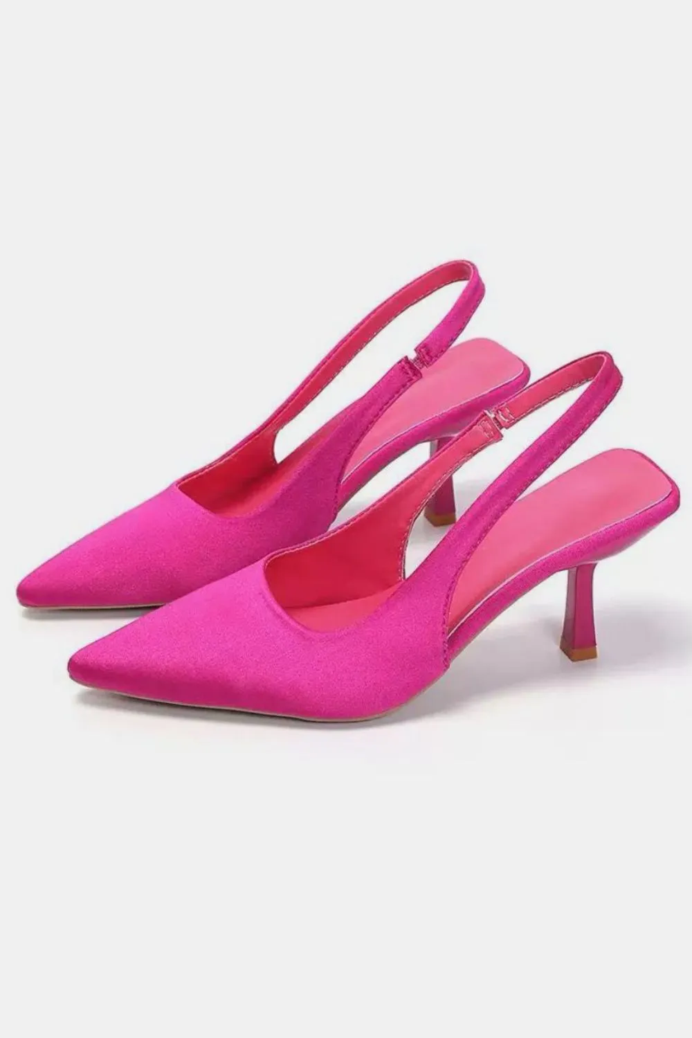 PU Leather Point Toe Pumps, image 3