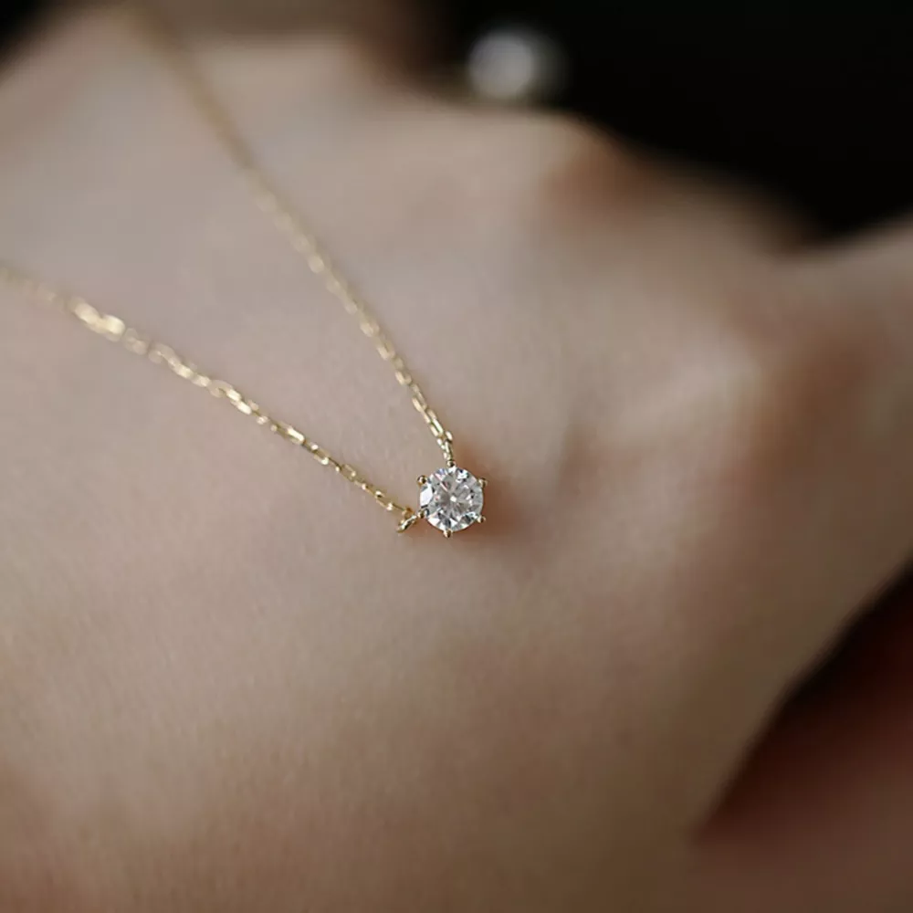 925 Sterling Silver Zircon Necklace, image 5