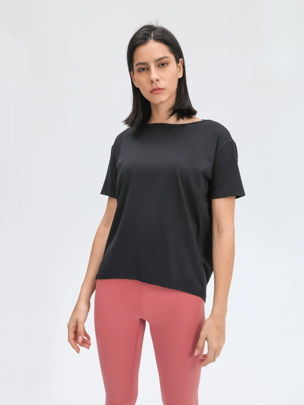 Round Neck Short Sleeve Active T-Shirt, image 19
