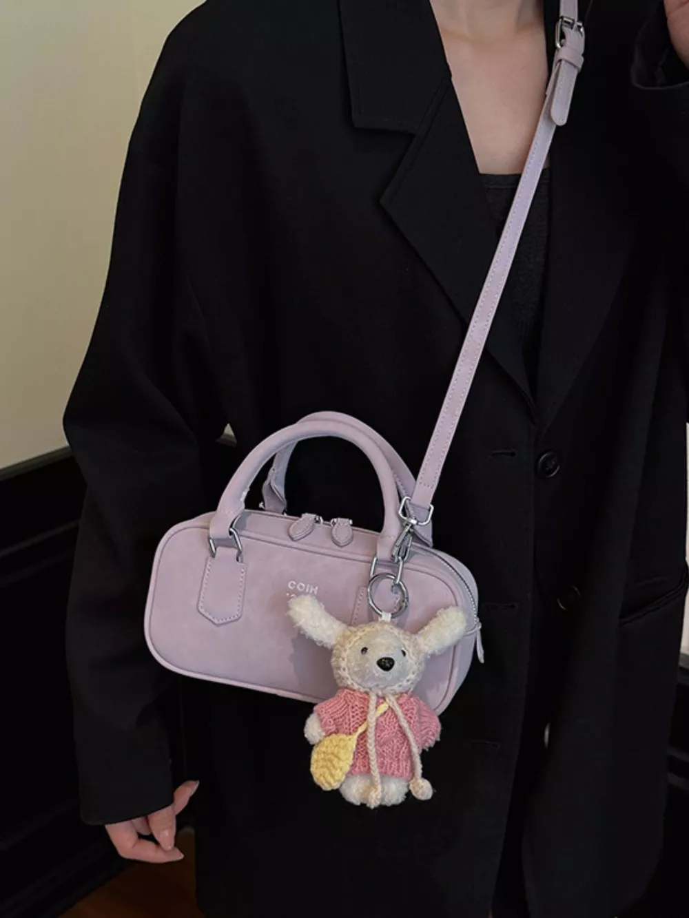 Top Handle Barrel Handbag, image 2