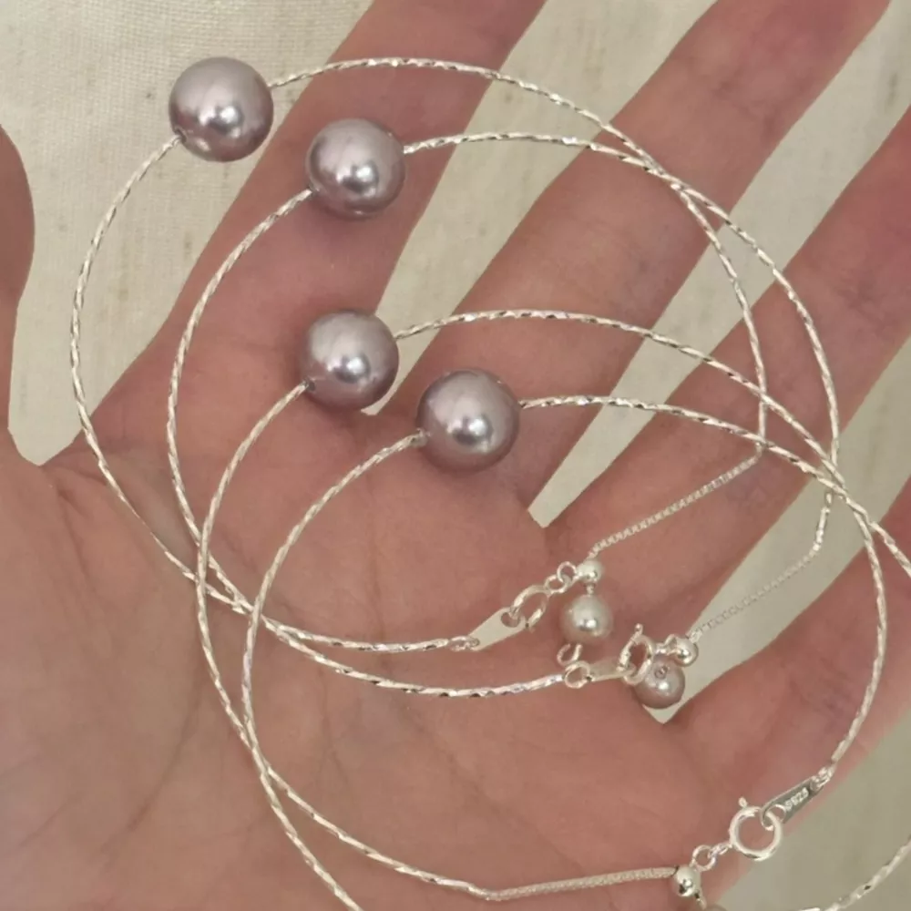 Pearl Bangle Bracelet, image 4
