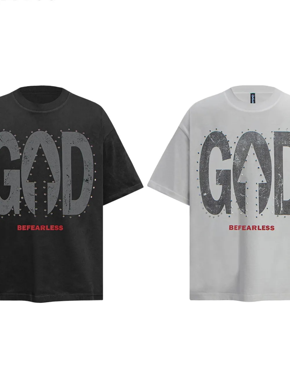 Men's Oversized Letter Graphic T-Shirt, image 3