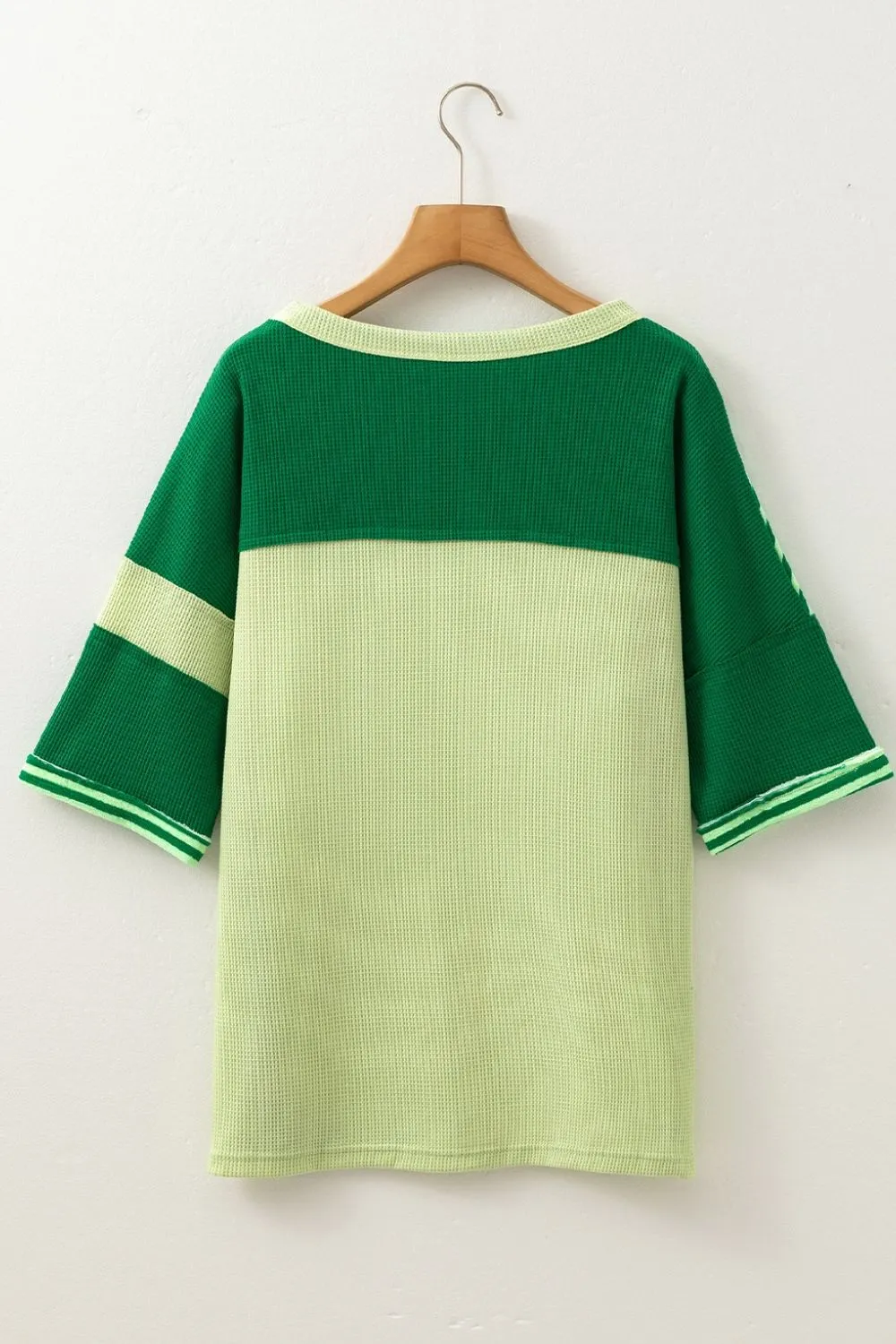 Striped Textured Half Sleeve T-Shirt, image 6