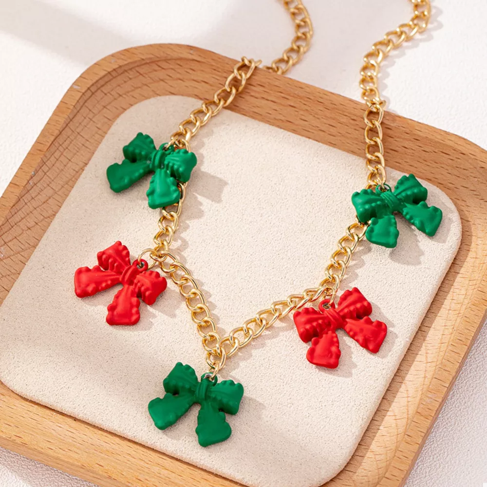 Bow Charm Chain Necklace, image 3