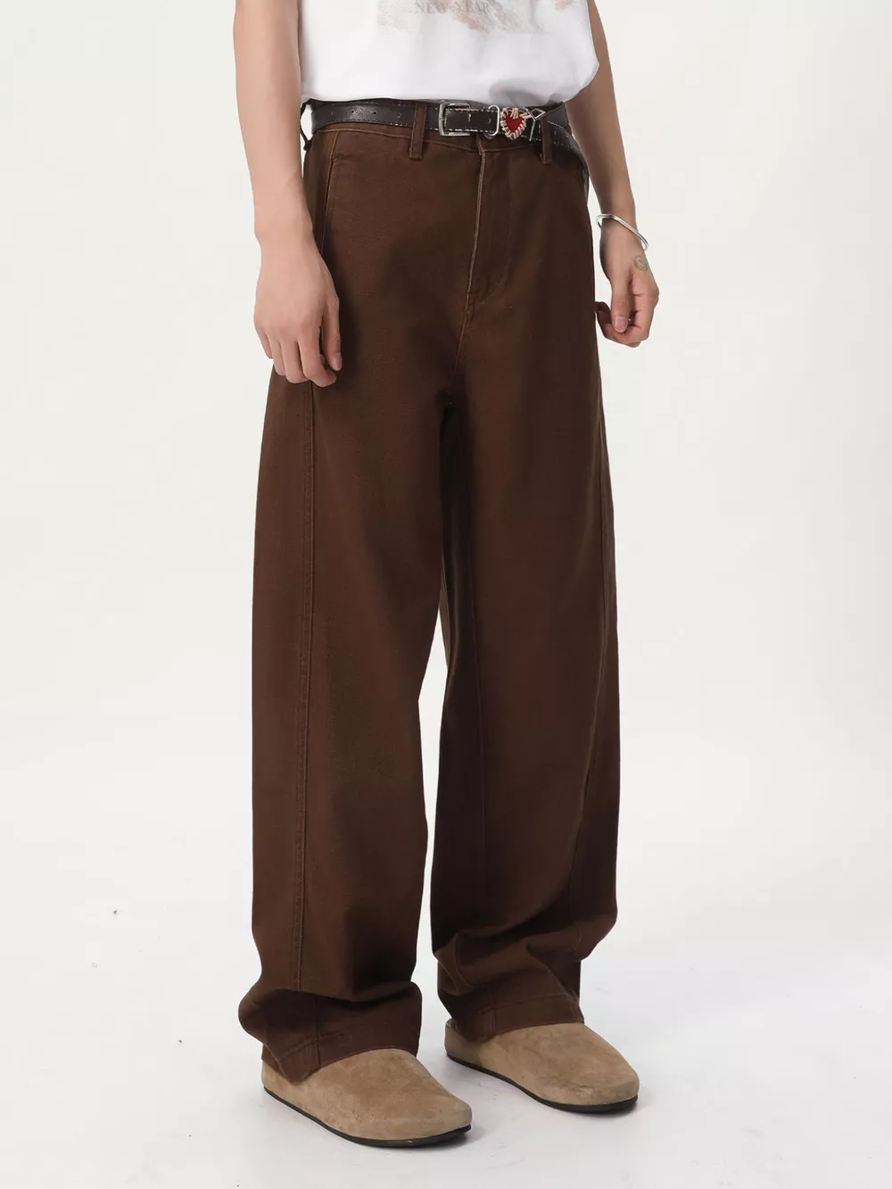 Men's Vintage Wide Leg Jeans, image 6