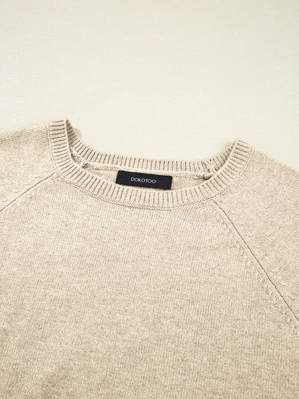 Crew Neck Long Sleeve Sweater, image 7