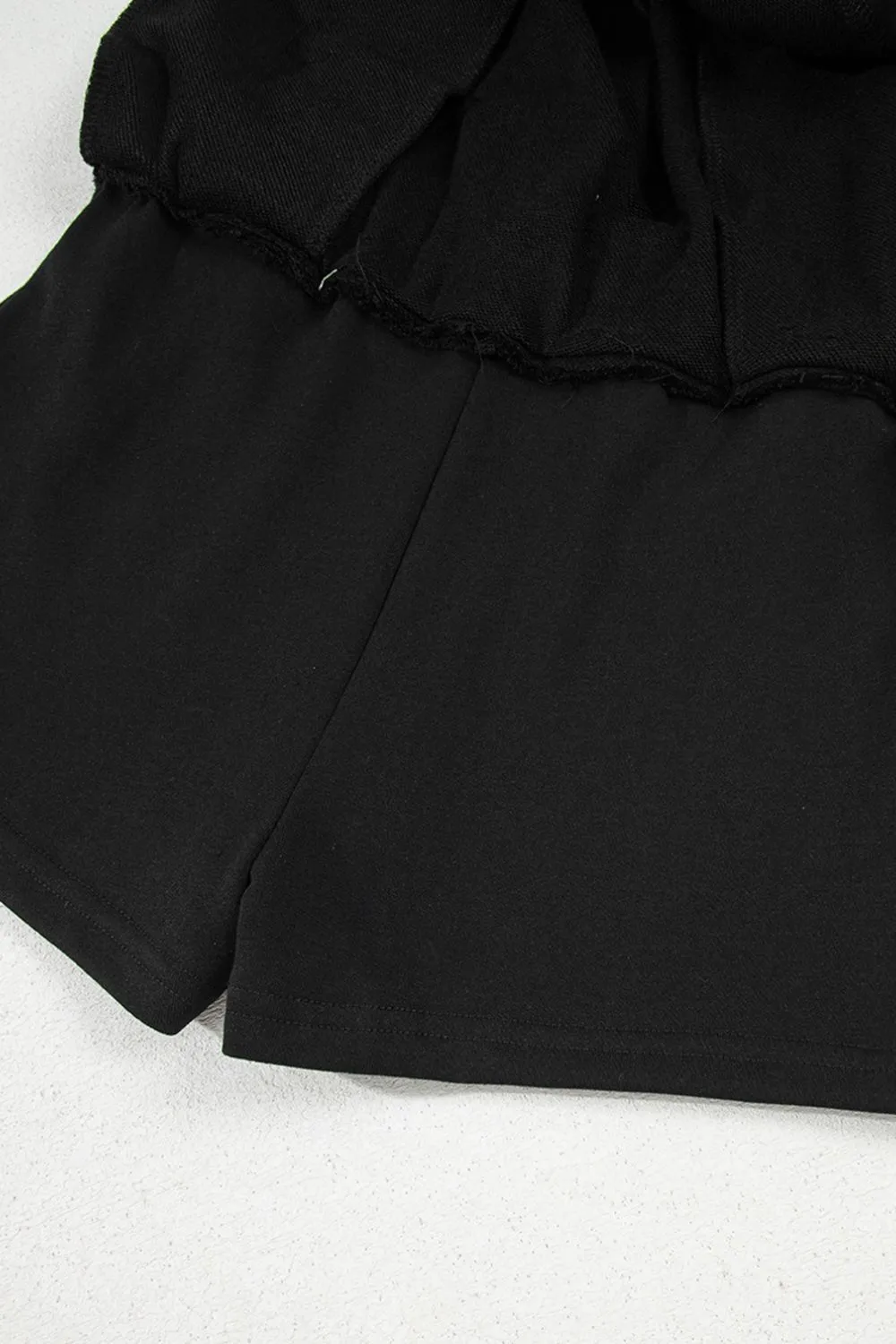 French Terry Drawstring Mini Skort with Pockets, image 9