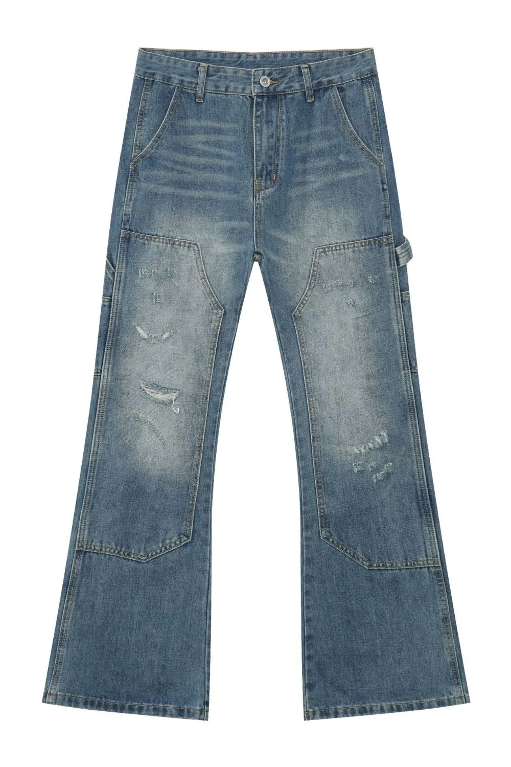 Men's Distressed Baggy Jeans, image 5
