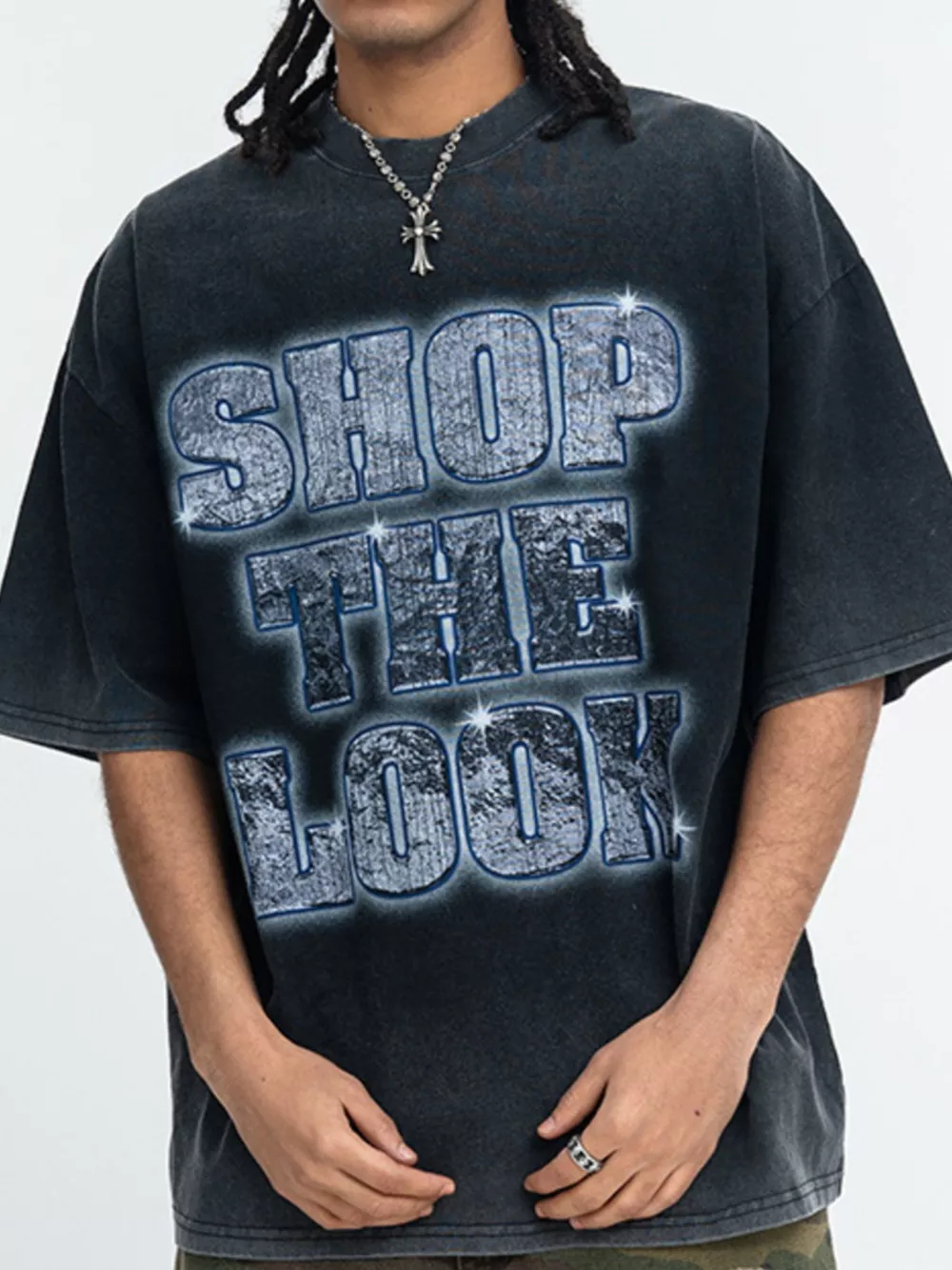 Men's Letter Graphic Short Sleeve T-Shirt, image 4