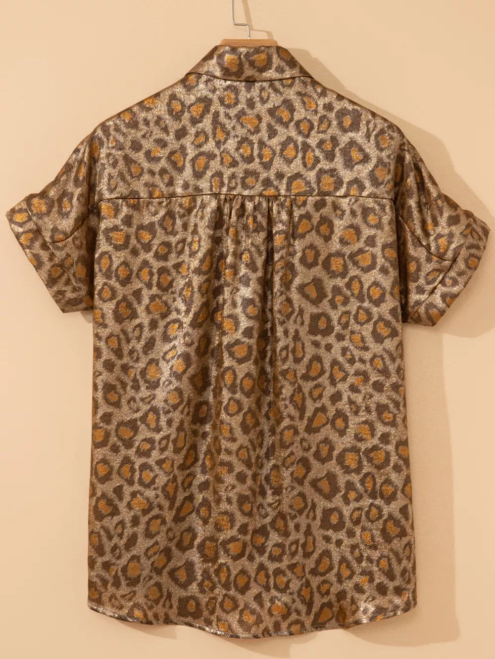 Leopard Print Button-Down Shirt, image 5