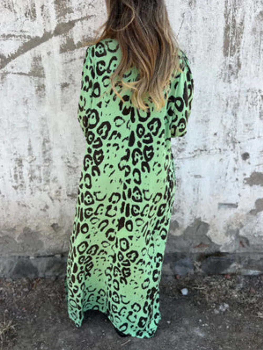 Full Size Printed V-Neck Dress with Pockets Plus Size, image 21