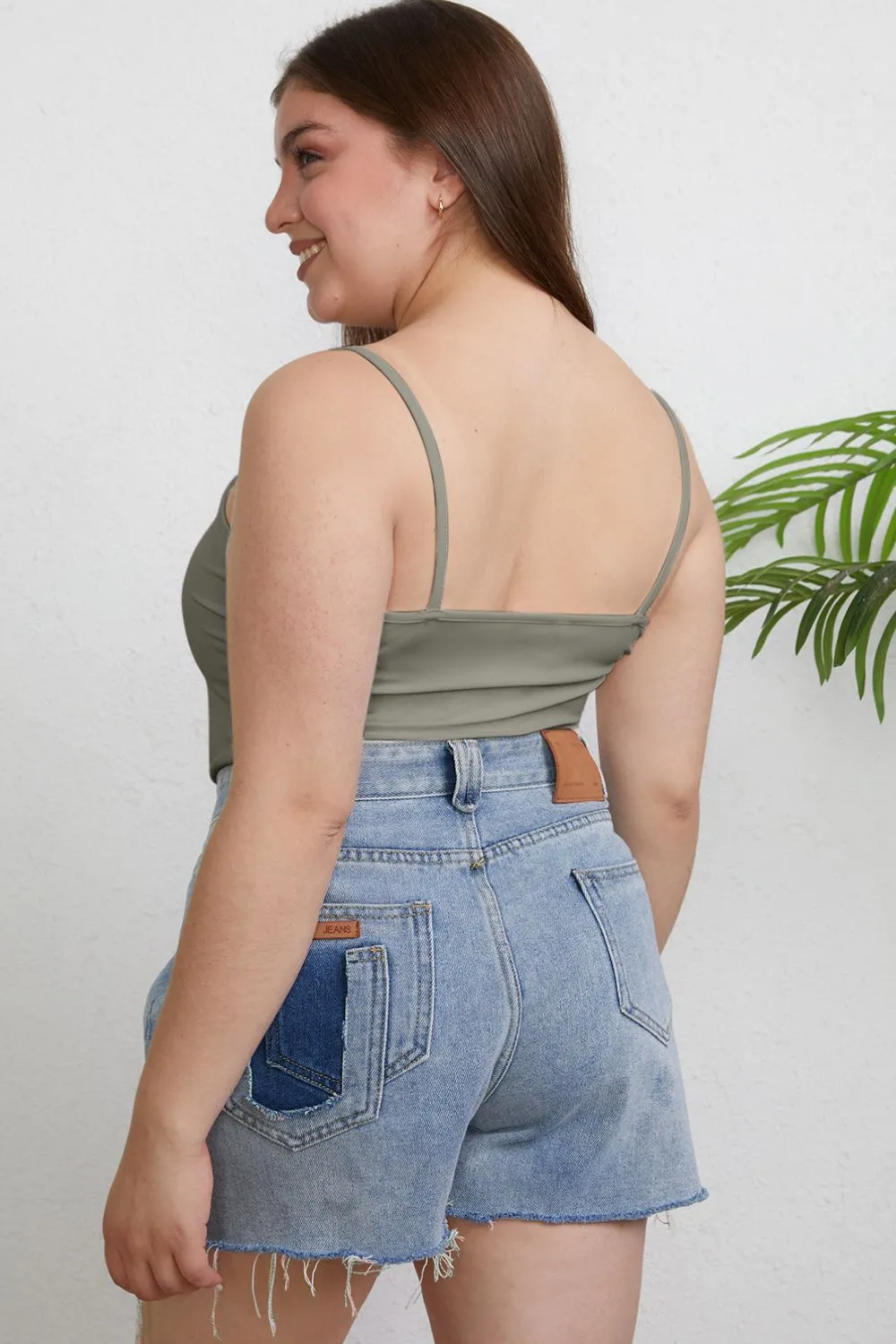 Full Size Round Neck Slim Cami Plus Size, image 19