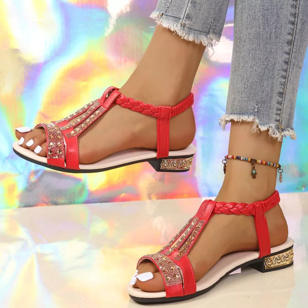 Open Toe Block Heels Sandals, image 13