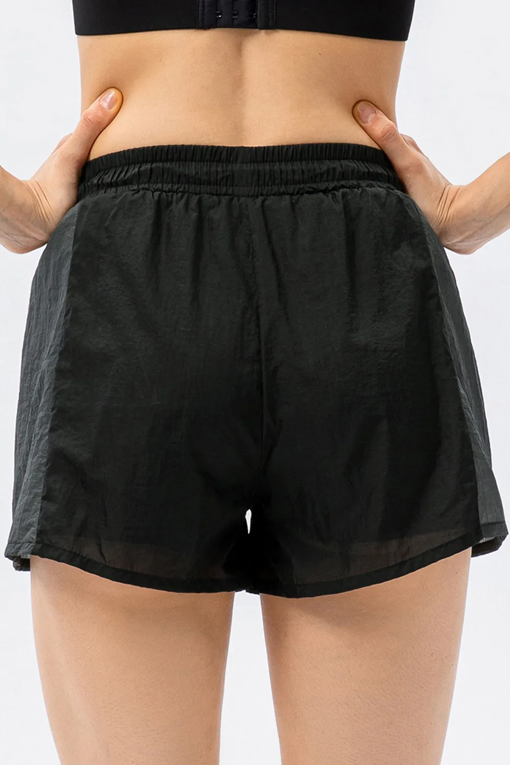 Color Block Drawstring Active Shorts, image 9